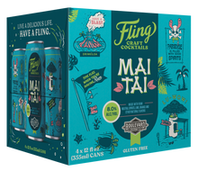 Load image into Gallery viewer, Fling Mai Tai Four Pack 12 oz. Cans
