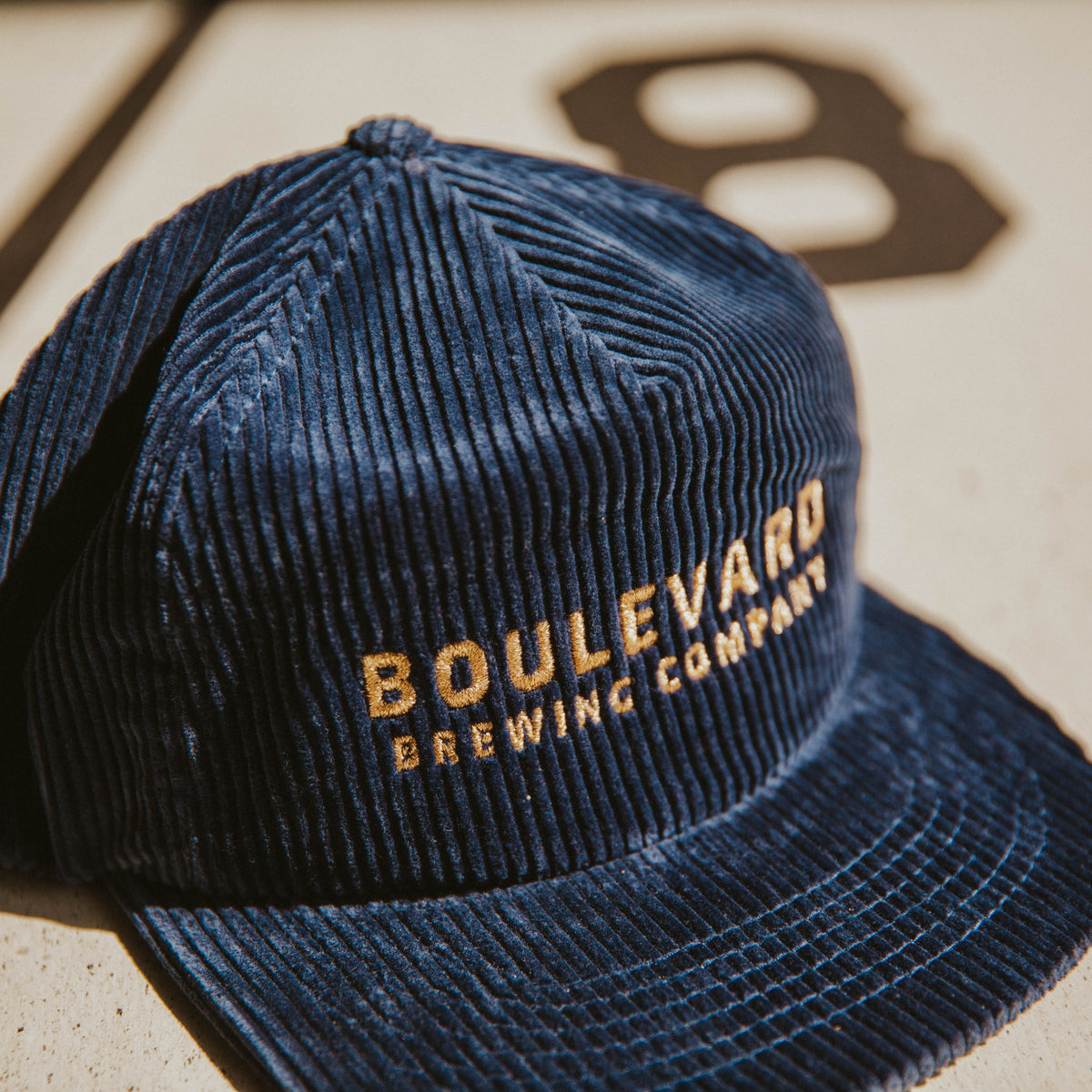 ★【 City Park】 RCP USA Corduroy Cap★Navy★ Central Park New Heritage Cord Oxford Navy Dad Cap - Iconic