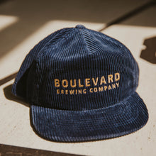 Load image into Gallery viewer, Navy Corduroy Cap
