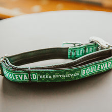 Load image into Gallery viewer, Boulevard &quot;Beer Retriever&quot; dog collar on table
