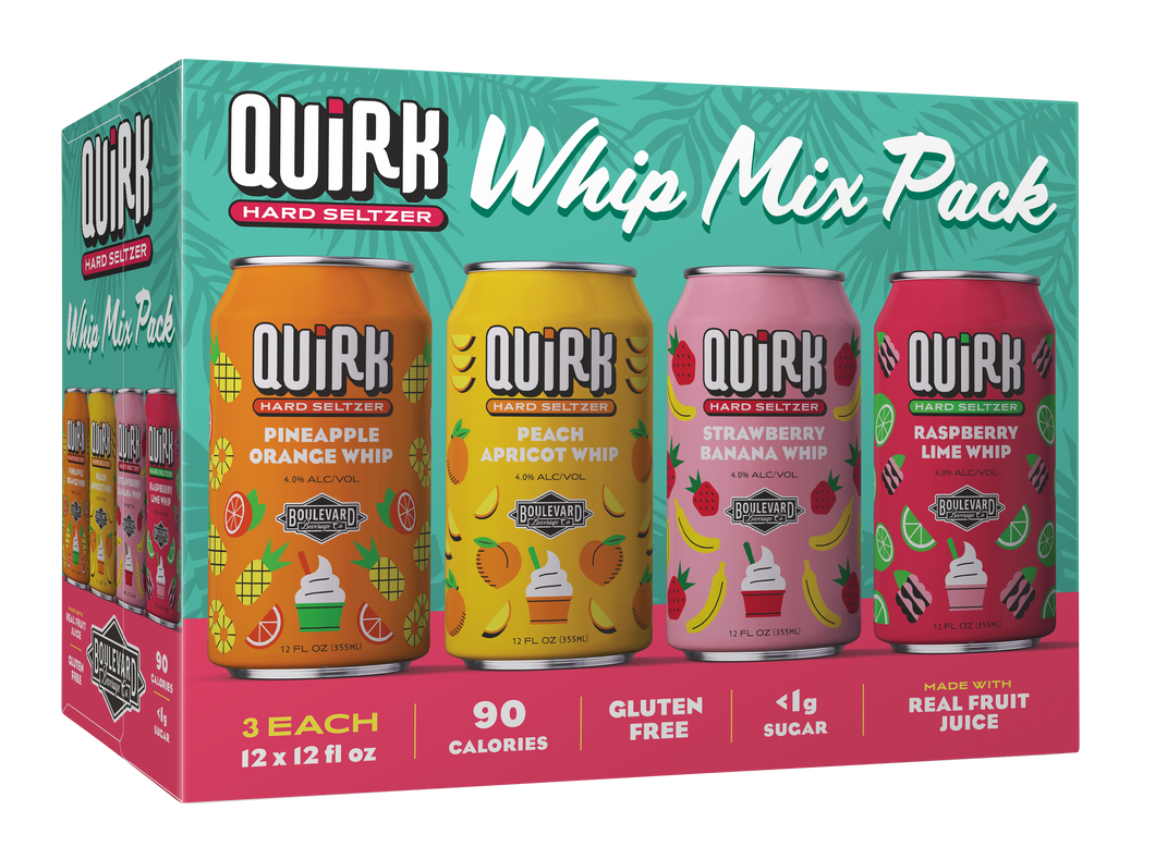 Quirk Whip Mix Pack 12 oz. Cans
