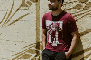 American Gothic Tee Front Model