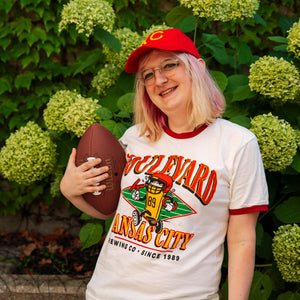 Football Pint Ringer Tee