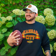 Load image into Gallery viewer, Diamonds Red &amp; Gold Crewneck
