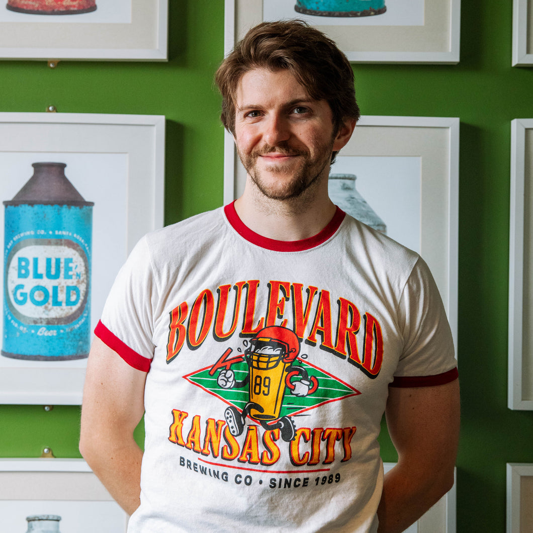 Football Pint Ringer Tee