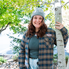 Load image into Gallery viewer, Diamond Logo Flannel Button-Up
