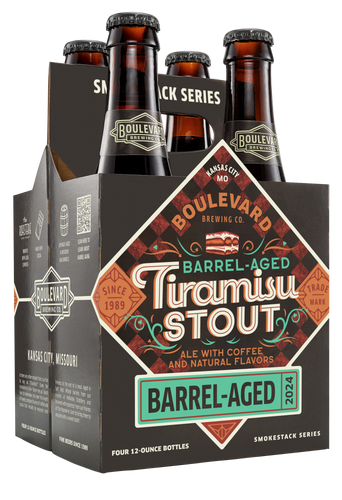 A four pack of the Barrel-Aged Tiramisu Stout