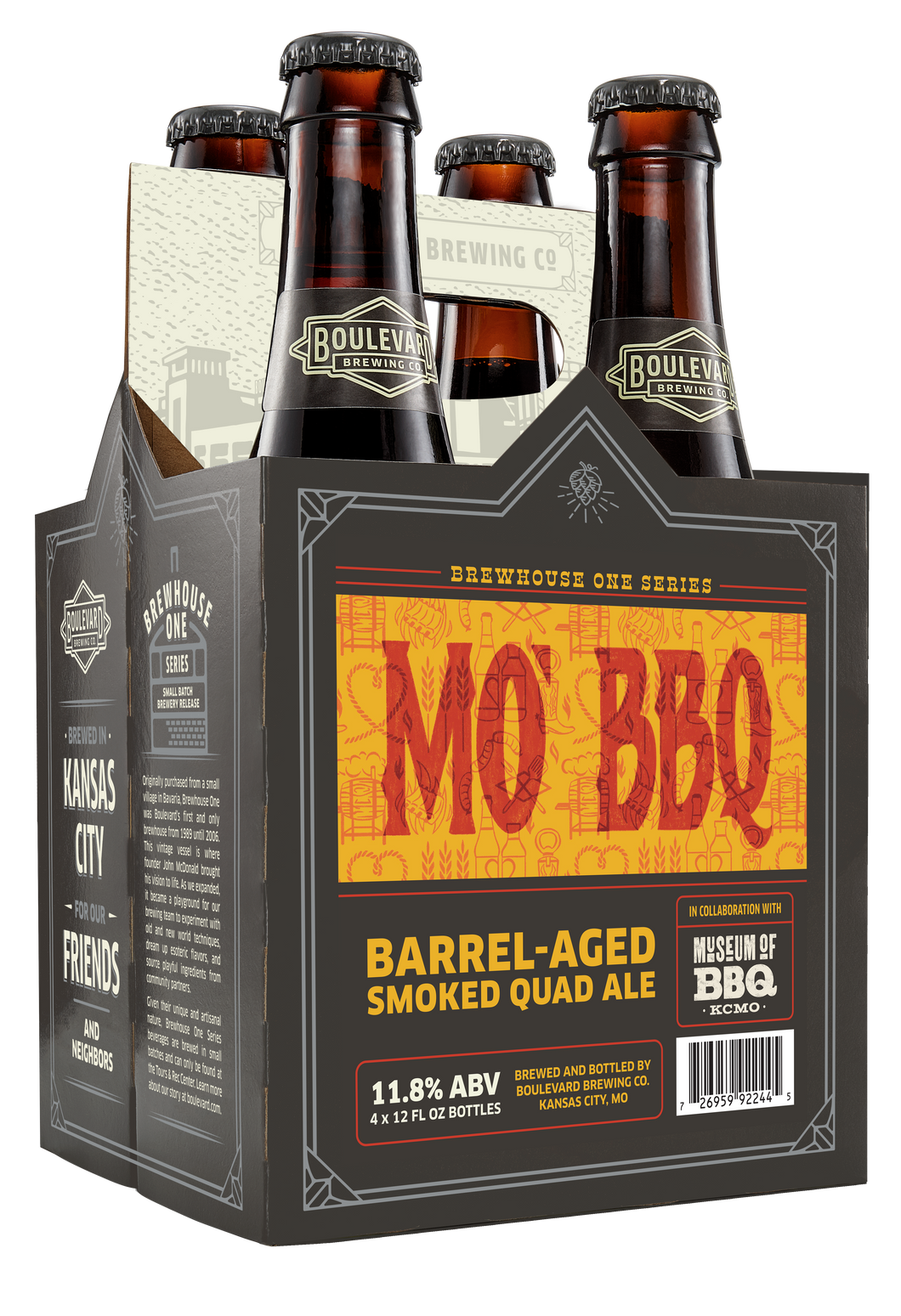 BH1 Mo' BBQ Barrel-Aged Smoked Quad Ale 4pk