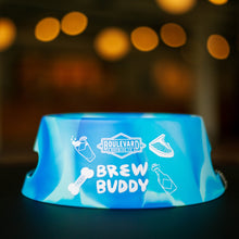 Load image into Gallery viewer, A front view of the Brew Buddy Dog Bowl.
