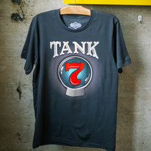 Load image into Gallery viewer, Black t-shirt with &quot;Tank 7&quot; in crystal ball
