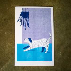 Kevin Garrison Downward Dog Print