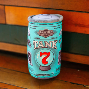 plush "Tank 7" beer can