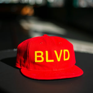 Sandlot BLVD Red & Gold Cap