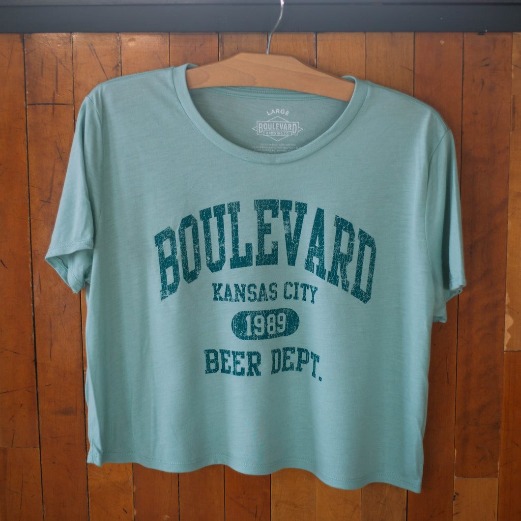 Women's Beer Dept Crop Tee