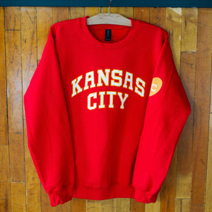 Kansas City Heart Sleeve Crewneck