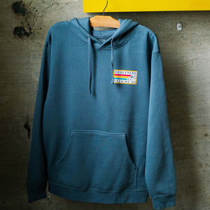 The entire front of the 89 Retro Rectangle hoodie.