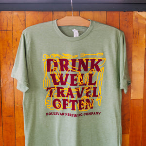 Drink Well Travel Often Tee