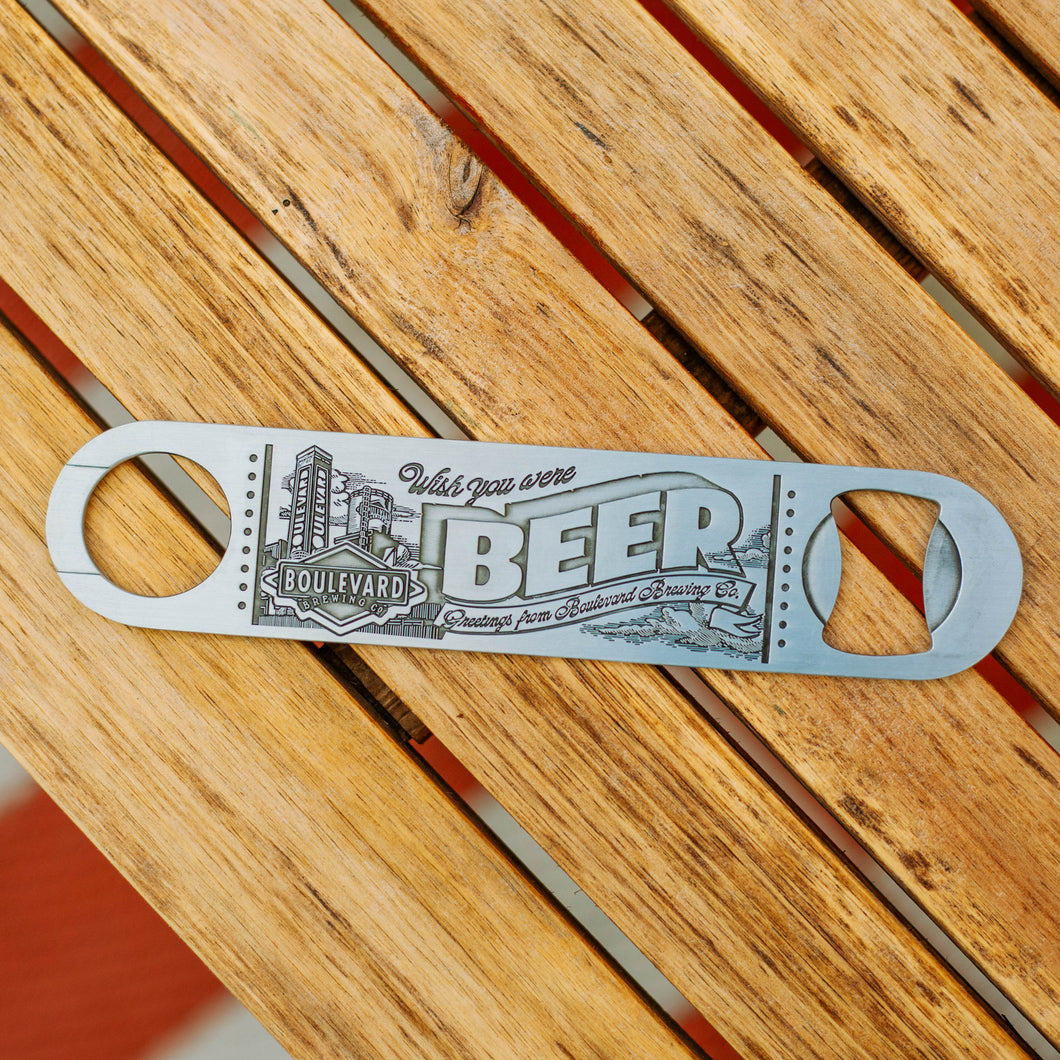 Wish You Were Beer Paddle Opener