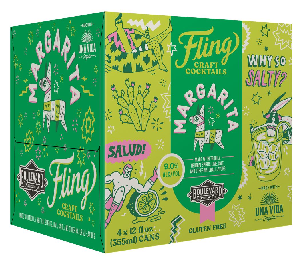 Fling Margarita Four Pack 12 oz. Cans