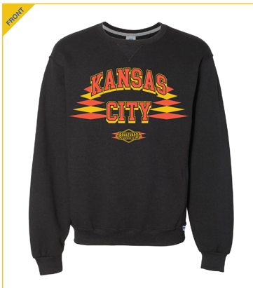 Diamonds Red & Gold Crewneck