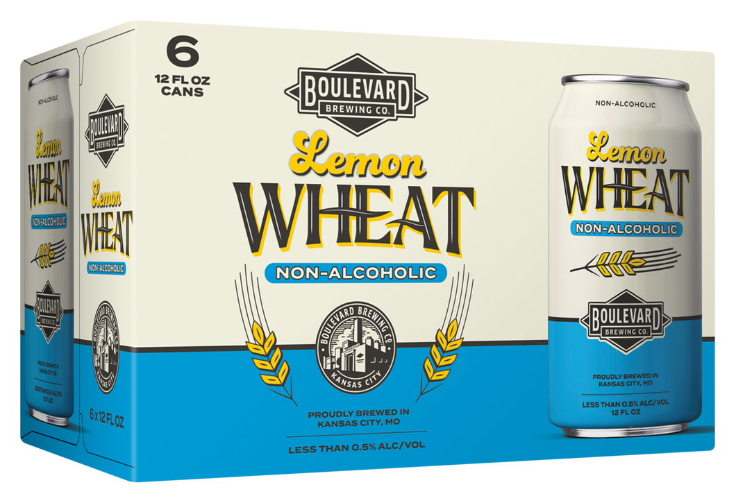 Non-Alcoholic Wheat with Lemon Six Pack 12 oz. Cans