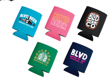 Load image into Gallery viewer, All five varieties of BLVD Koolies on a white background.

