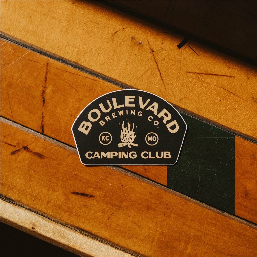 Camping Club Sticker