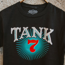 Load image into Gallery viewer, Close up on Tank 7 tee
