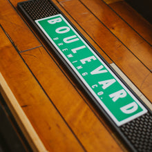 Load image into Gallery viewer, Street Sign Boulevard Bar Mat
