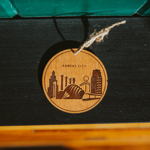 Kansas City Engraved Ornament