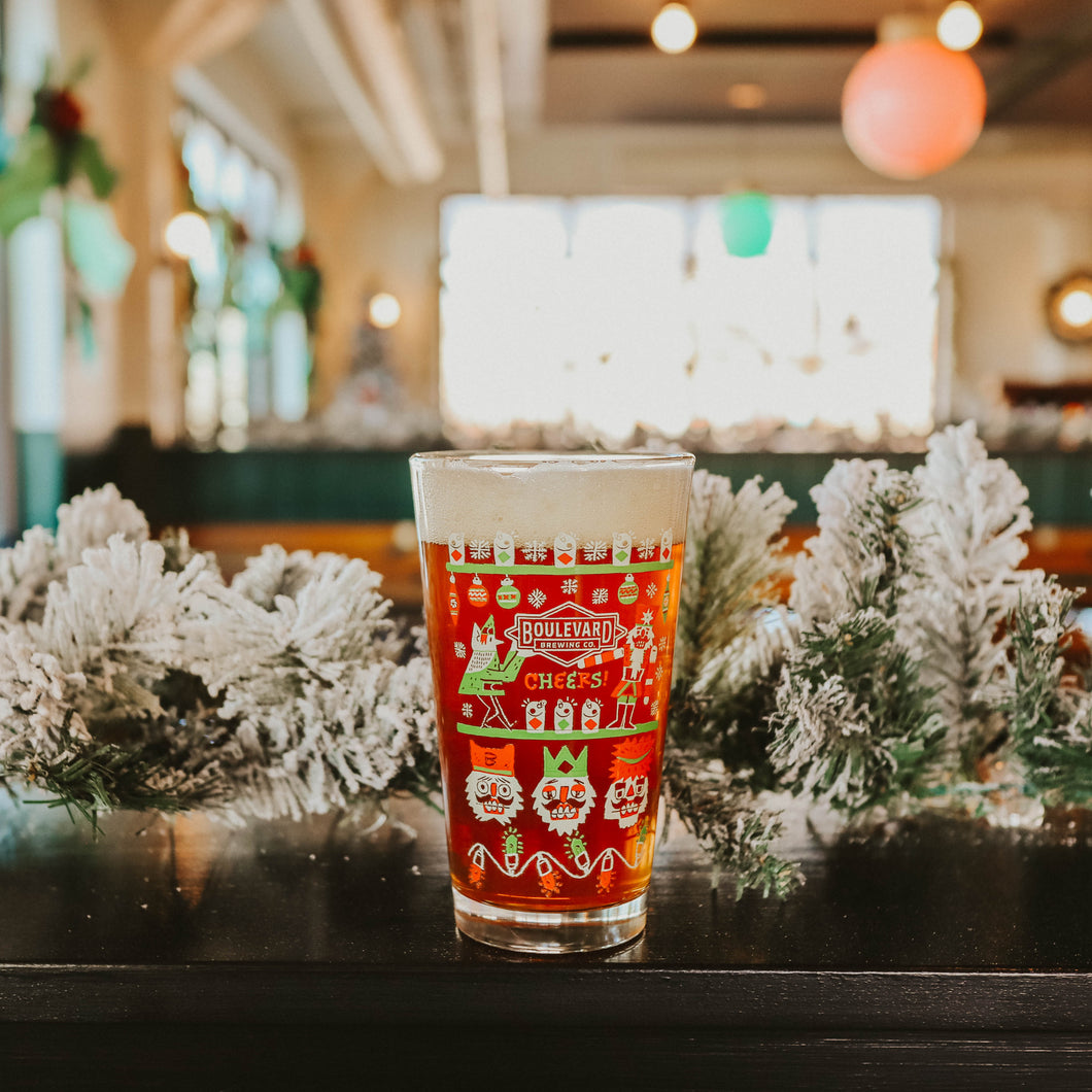 Ugly Sweater Pint Glass