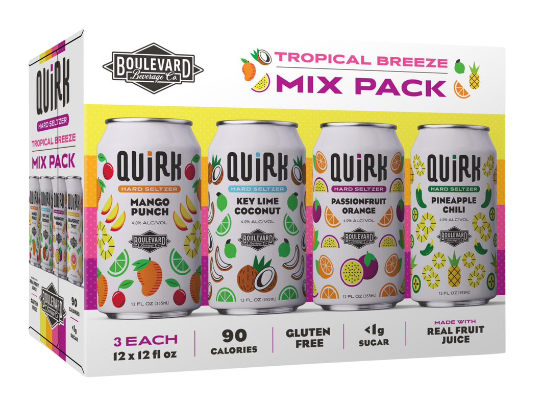 Quirk Tropical Breeze Mix Twelve Pack 12 oz. Cans
