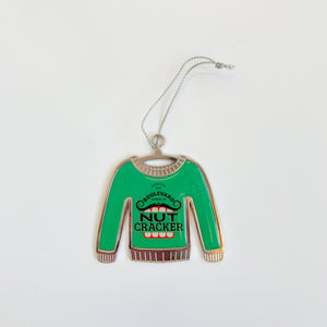 Nutcracker Ugly Christmas Sweater Ornament