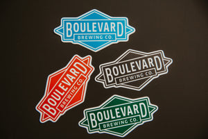 Four Boulevard Diamond logo sticker in different colors