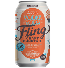 Load image into Gallery viewer, Fling Blood Orange Vodka Soda Four Pack 12 oz cans CAN
