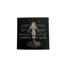 Load image into Gallery viewer, BLVD Space Camper Pin with Space Camper logo in background
