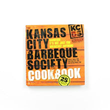 Load image into Gallery viewer, Kansas City Barbeque Society Cookbook cover with white background
