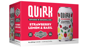Quirk Strawberry Lemon & Basil Six Pack Box